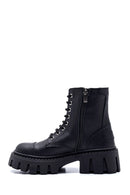 Women's Leather High Sole Boots | Derimod Women's Leather High Sole Boots | Derimod