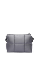 Kadın Gri Kapitone Çapraz Çanta | Derimod Kadın Gri Kapitone Çapraz Çanta | Derimod