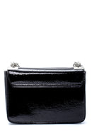 Women's Patent Leather Chain Strap Crossbody Bag | Derimod Women's Patent Leather Chain Strap Crossbody Bag | Derimod