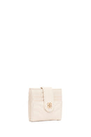 Woman Cream Quilted Card Holder | Derimod Woman Cream Quilted Card Holder | Derimod