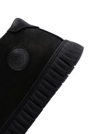 Men's Black Leather Zippered Casual Nubuck Leather Boots | Derimod Men's Black Leather Zippered Casual Nubuck Leather Boots | Derimod