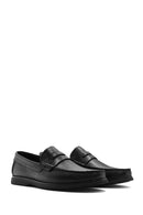 Men's Black Leather Casual Loafer | Derimod Men's Black Leather Casual Loafer | Derimod