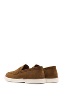 Men's Tan Suede Leather Casual Loafer | Derimod Men's Tan Suede Leather Casual Loafer | Derimod