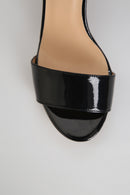 Patent Leather Women's Heeled Sandals | Derimod Patent Leather Women's Heeled Sandals | Derimod