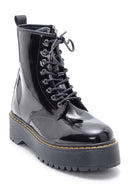 Women's Patent Leather Boots | Derimod Women's Patent Leather Boots | Derimod