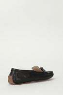 Black Women's Leather Loafer | Derimod Black Women's Leather Loafer | Derimod