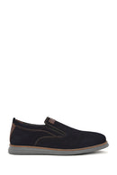 Erkek Lacivert Nubuk Deri Casual Loafer | Derimod Erkek Lacivert Nubuk Deri Casual Loafer | Derimod