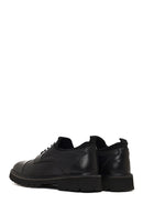 Men's Black Lace-Up Thick-Soled Leather Casual Shoe | Derimod Men's Black Lace-Up Thick-Soled Leather Casual Shoe | Derimod