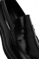 Erkek Siyah Deri Klasik Loafer | Derimod Erkek Siyah Deri Klasik Loafer | Derimod