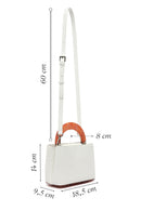 Women's Cream Long Strap Mini Handbag | Derimod Women's Cream Long Strap Mini Handbag | Derimod