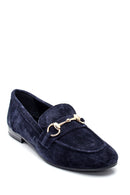 Kadın Süet Toka Detaylı Loafer | Derimod Kadın Süet Toka Detaylı Loafer | Derimod