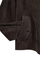 Sandiego Woman Brown Oversize Suede Jacket | Derimod Sandiego Woman Brown Oversize Suede Jacket | Derimod