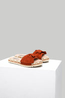 Orange Women's Suede Slippers | Derimod Orange Women's Suede Slippers | Derimod