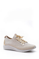 Women's Gold Sneaker | Derimod Women's Gold Sneaker | Derimod