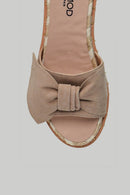 Mink Women's Suede Slippers | Derimod Mink Women's Suede Slippers | Derimod