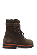 Women's Buckle Detailed Suede Boots | Derimod Women's Buckle Detailed Suede Boots | Derimod