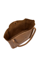 Women's Tan Patterned Shoulder Bag | Derimod Women's Tan Patterned Shoulder Bag | Derimod