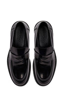Men's Black Leather Casual Loafer | Derimod Men's Black Leather Casual Loafer | Derimod