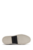 Erkek Siyah Lastikli Deri Sneaker | Derimod Erkek Siyah Lastikli Deri Sneaker | Derimod