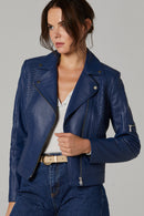 Colette Women's Leather Jacket | Derimod Colette Women's Leather Jacket | Derimod