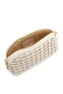 Women's Beige Knitted Patterned Long Strap Crossbody Bag | Derimod Women's Beige Knitted Patterned Long Strap Crossbody Bag | Derimod