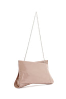 Women's Beige Chain Strap Clutch Bag | Derimod Women's Beige Chain Strap Clutch Bag | Derimod