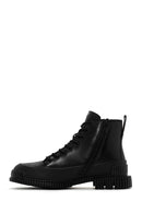 Camper Women's Black Pix Leather Boots | Derimod Camper Women's Black Pix Leather Boots | Derimod