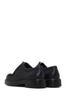 Men's Black Lace-Up Thick-Soled Leather Casual Shoe | Derimod Men's Black Lace-Up Thick-Soled Leather Casual Shoe | Derimod