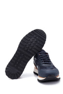 Erkek Deri Süet Detaylı Sneaker | Derimod Erkek Deri Süet Detaylı Sneaker | Derimod