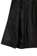 Natalia Women's Black Leather Trench Coat | Derimod Natalia Women's Black Leather Trench Coat | Derimod