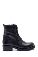 Women's Leather Zipper Detailed Boots | Derimod Women's Leather Zipper Detailed Boots | Derimod