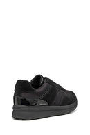 Geox Women Black D Runntıx A - Nylon+Suede Lace-Up Thick-Soled Fabric Sneaker | Derimod Geox Women Black D Runntıx A - Nylon+Suede Lace-Up Thick-Soled Fabric Sneaker | Derimod
