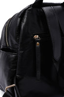Women's Black Quilted Backpack | Derimod Women's Black Quilted Backpack | Derimod