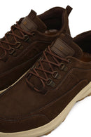 Male Brown Lace-Up Thick-Soled Nubuck Leather Casual Sneaker | Derimod Male Brown Lace-Up Thick-Soled Nubuck Leather Casual Sneaker | Derimod
