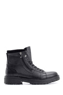 Men's Zippered Leather Boots | Derimod Men's Zippered Leather Boots | Derimod