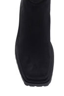 Women's Leather Nubuck Heeled Boots | Derimod Women's Leather Nubuck Heeled Boots | Derimod