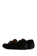 Erkek Siyah Süet Deri Loafer | Derimod Erkek Siyah Süet Deri Loafer | Derimod