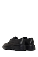 Men's Black Lace-Up Thick-Soled Leather Casual Shoe | Derimod Men's Black Lace-Up Thick-Soled Leather Casual Shoe | Derimod