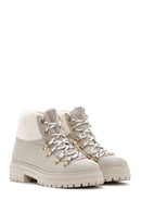 Women's Beige Casual Boots | Derimod Women's Beige Casual Boots | Derimod