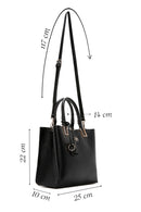 Women's Black Long Strap Shoulder Bag | Derimod Women's Black Long Strap Shoulder Bag | Derimod