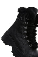 Women's Black Leather Boots | Derimod Women's Black Leather Boots | Derimod