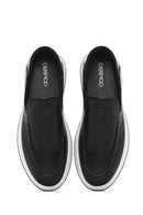 Men's Black Leather Casual Loafer | Derimod Men's Black Leather Casual Loafer | Derimod