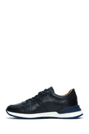 Erkek Lacivert Deri Sneaker | Derimod Erkek Lacivert Deri Sneaker | Derimod