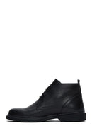 Men's Black Leather Classic Boots | Derimod Men's Black Leather Classic Boots | Derimod