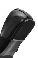 Women's Black Buckle Detailed Leather Ballerinas | Derimod Women's Black Buckle Detailed Leather Ballerinas | Derimod