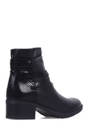 Crocodile Patterned Women's Boots | Derimod Crocodile Patterned Women's Boots | Derimod