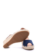 Women's Suede Wedge Heeled Espadrille Shoes | Derimod Women's Suede Wedge Heeled Espadrille Shoes | Derimod