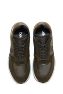 Erkek Deri Süet Detaylı Sneaker | Derimod Erkek Deri Süet Detaylı Sneaker | Derimod