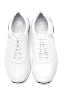 Women's Leather High Sole Sneaker | Derimod Women's Leather High Sole Sneaker | Derimod