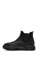 Men's Black Leather Sports Boots | Derimod Men's Black Leather Sports Boots | Derimod